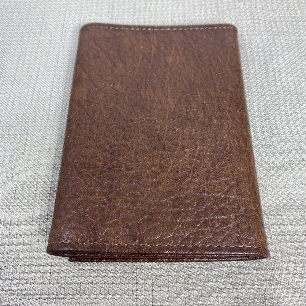 PRINCE GARDNER VINTAGE BROWN LEATHER MENS WALLET - Picture 2 of 10